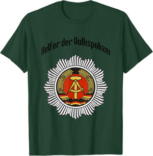 GDR Germany NVA USSR Berliner military T-Shirt - T-Shirt | Forest