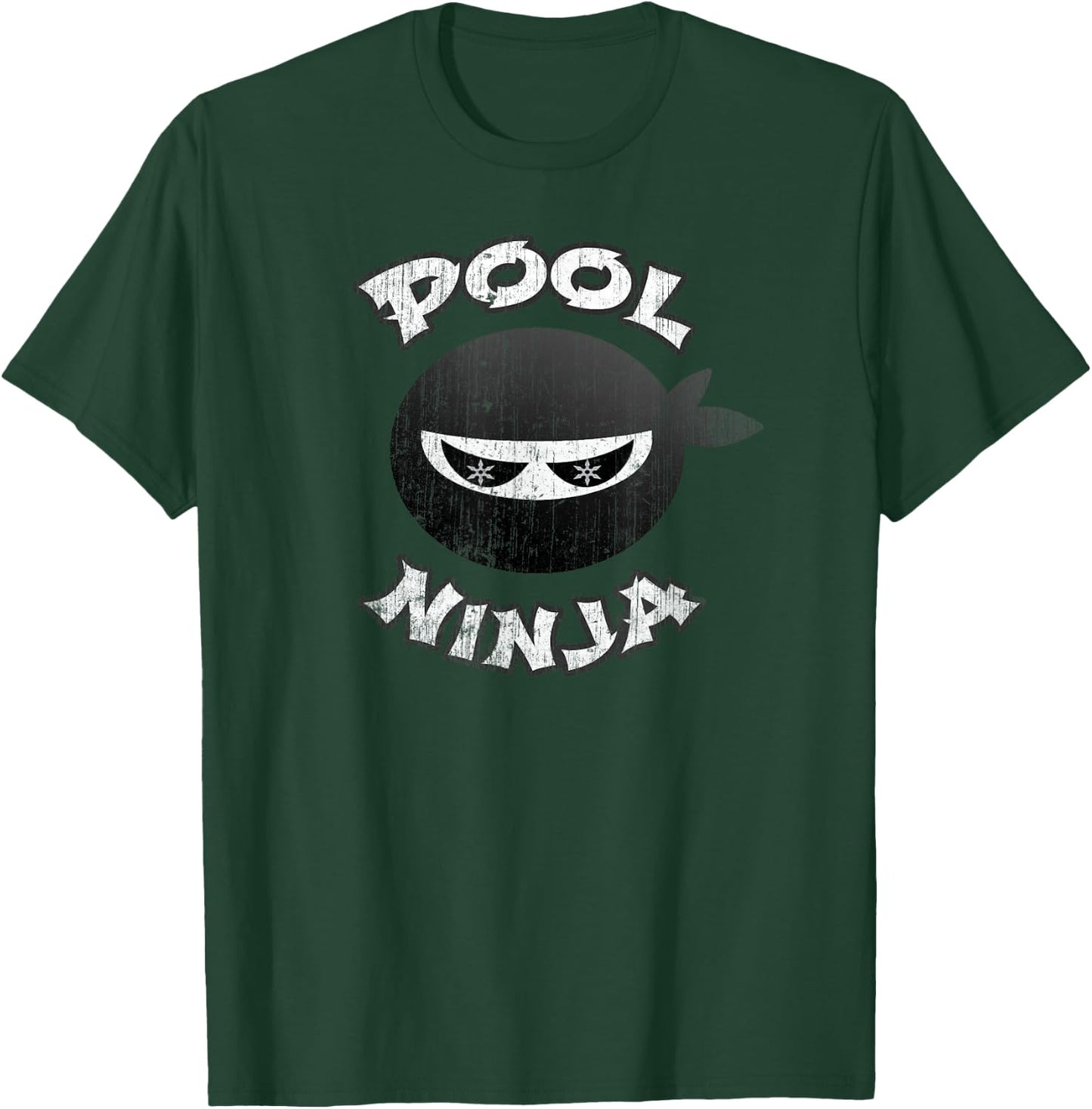 Pool Ninja Multitasking Gym Manager Water Theme Park Resort T-Shirt - T-Shirt | Forest