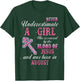 Never Underestimate A Woman Was Born In August T-Shirt - T-Shirt | Forest
