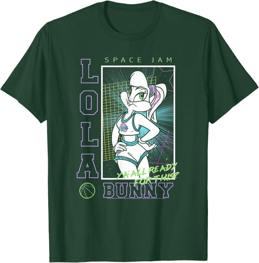 Space Jam Classic Lola Bunny Ya'll Ready for This Poster T-Shirt - T-Shirt | Forest