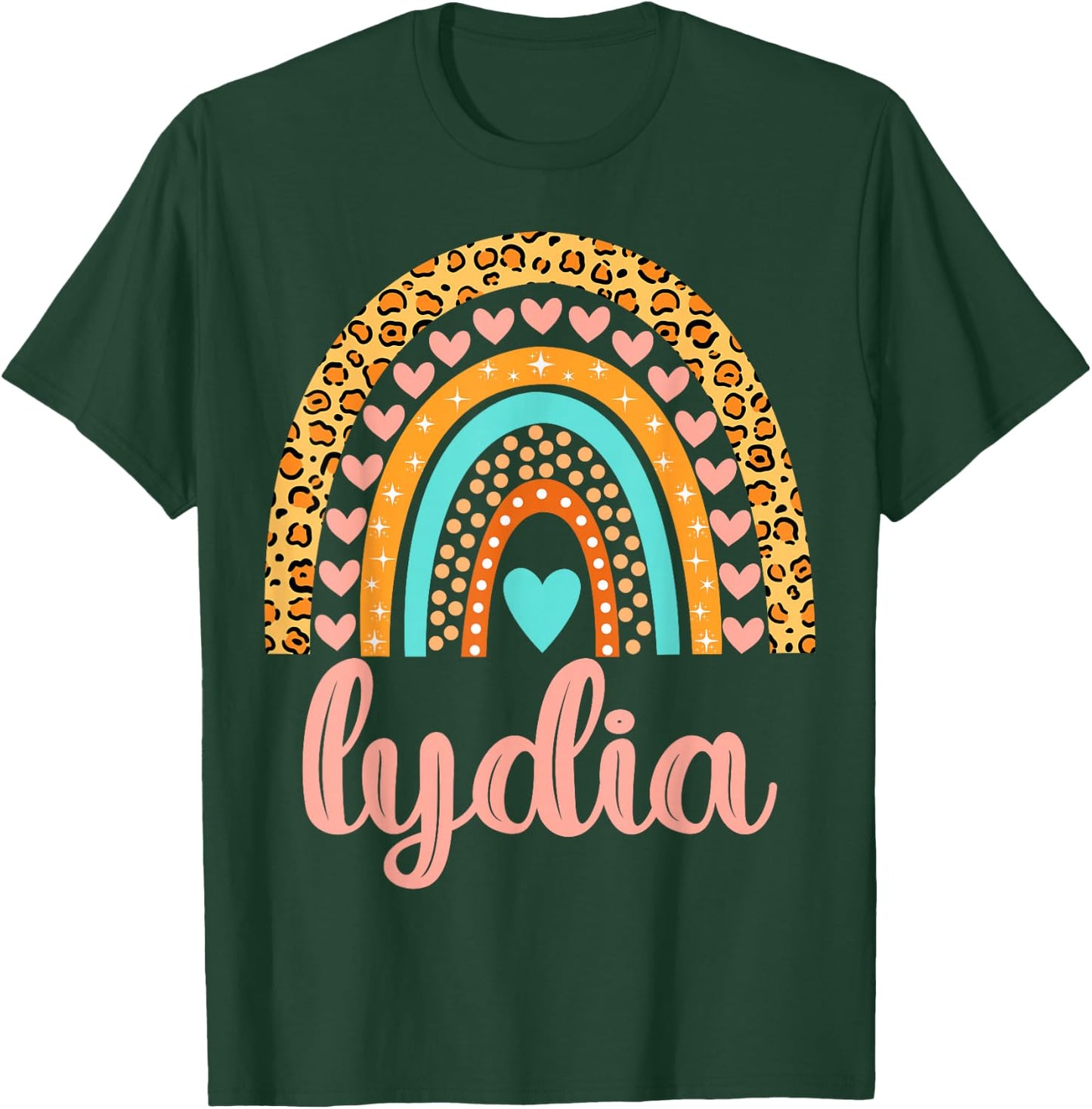 Lydia Lydia Name Birthday Shirt Gift T-Shirt - T-Shirt | Forest