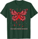 Pulmonary Embolism Awareness Butterfly T-Shirt - T-Shirt | Forest
