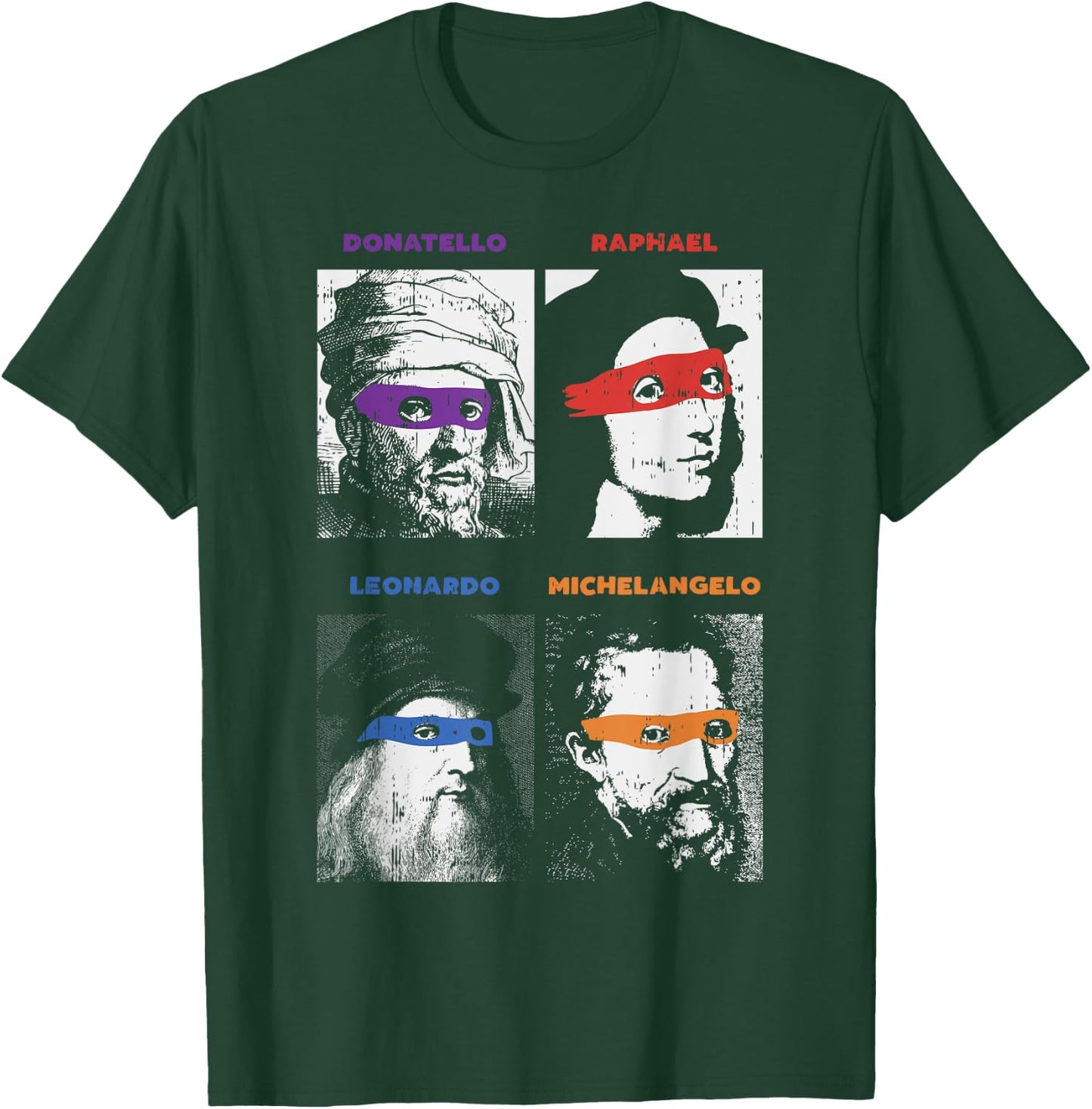 Renaissance Ninja Artists Funny Saying Pop Art Painter Gift T-Shirt - T-Shirt | Forest