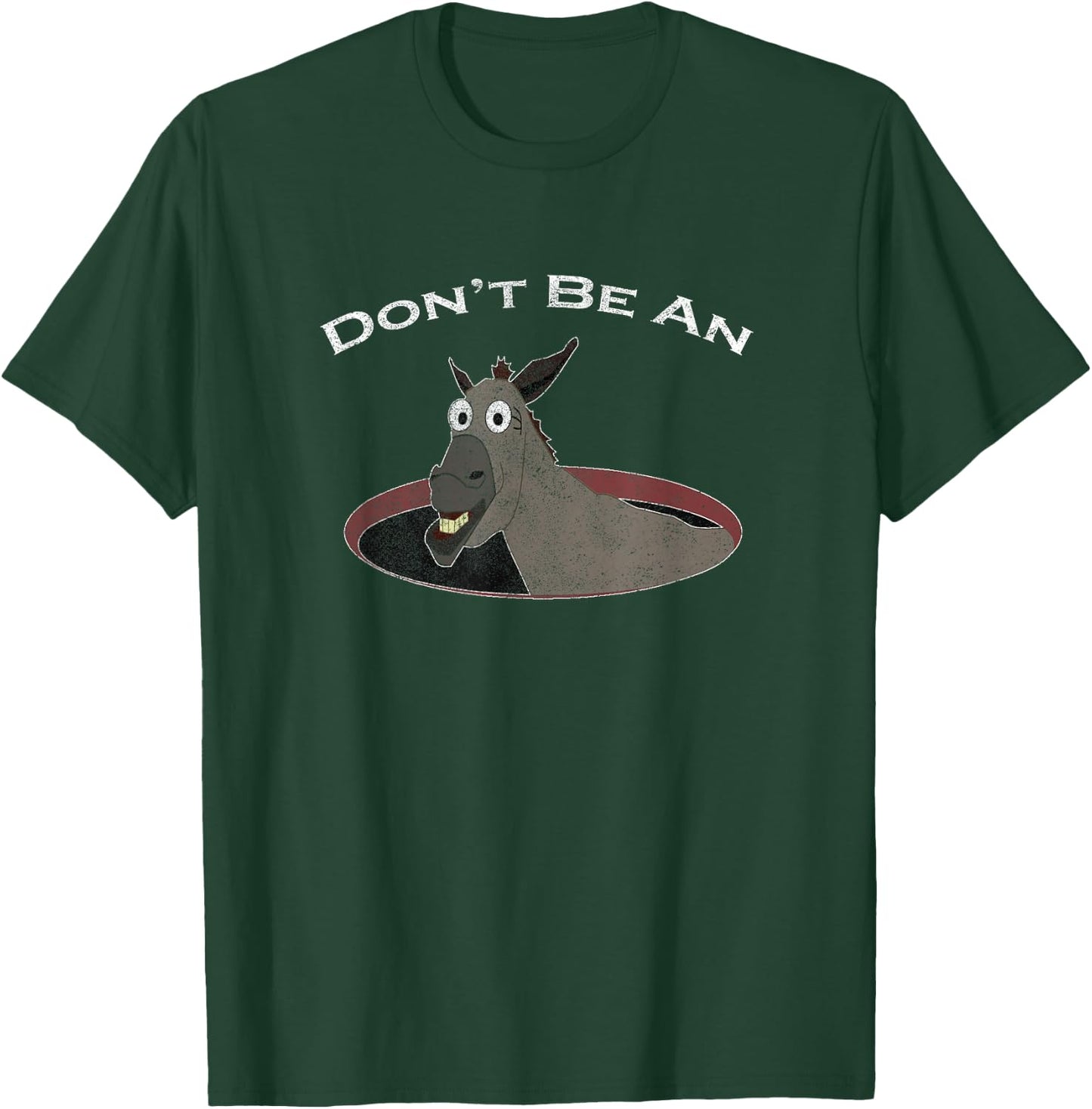 Don't Be An Asshole, Ass In A Hole, Funny, Distressed Look T-Shirt - T-Shirt | Forest
