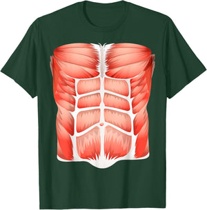 Funny Halloween Costume human muscle anatomy T-Shirt - T-Shirt | Forest