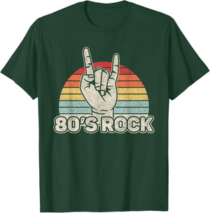 Vintage Retro 80's Rock Band T-Shirt - T-Shirt | Forest