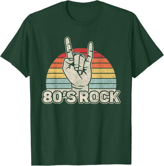 Vintage Retro 80's Rock Band T-Shirt - T-Shirt | Forest