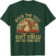 Dabbing Owl Rock The Test, Retro Vintage Testing Day Teacher T-Shirt - T-Shirt | Forest