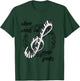 Where words fail music speaks piano design saying musician T-Shirt - T-Shirt | Forest