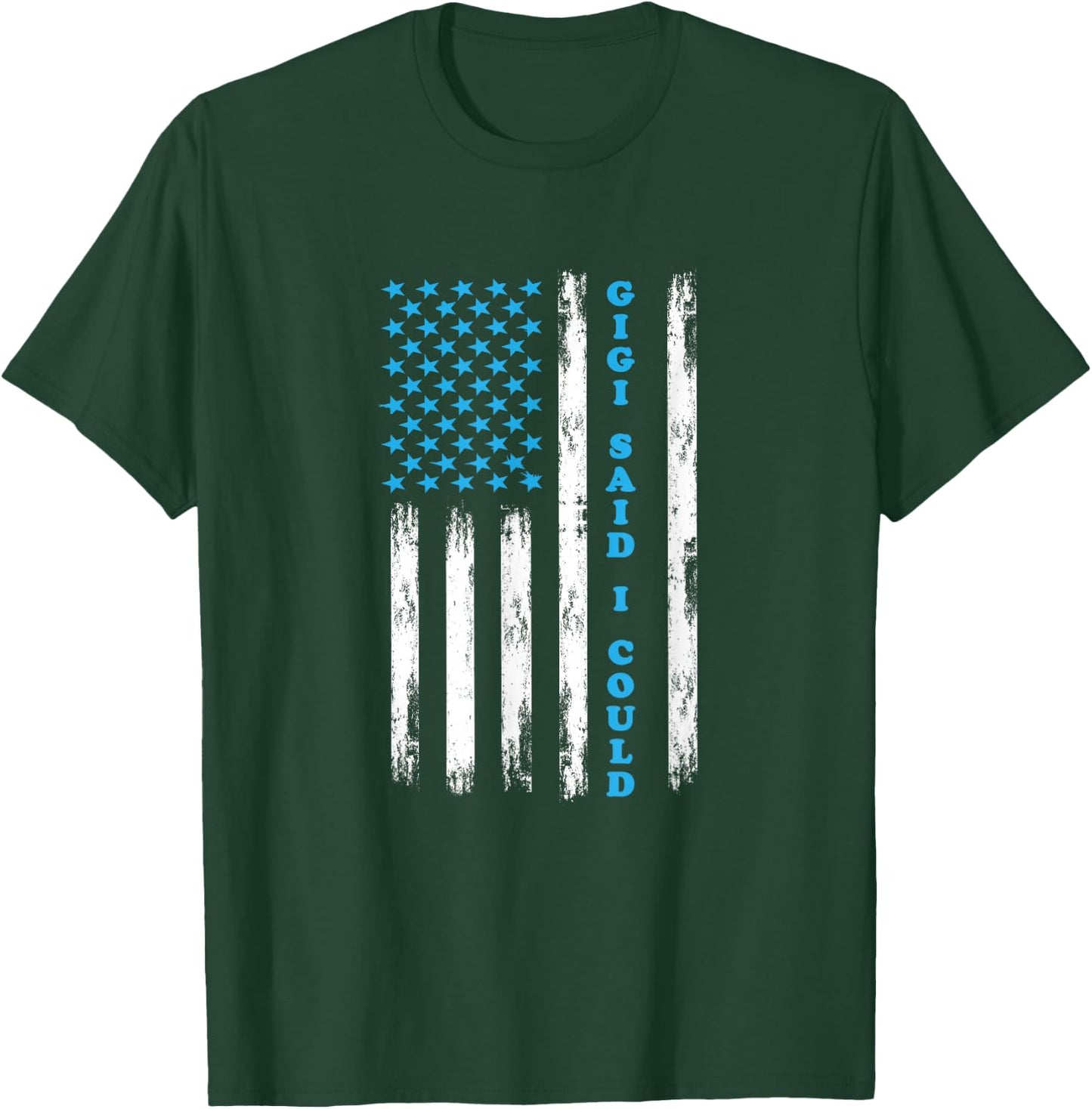 Gigi Said I Could USA Flag Shirt Funny Kids Baby toddler T-Shirt - T-Shirt | Forest