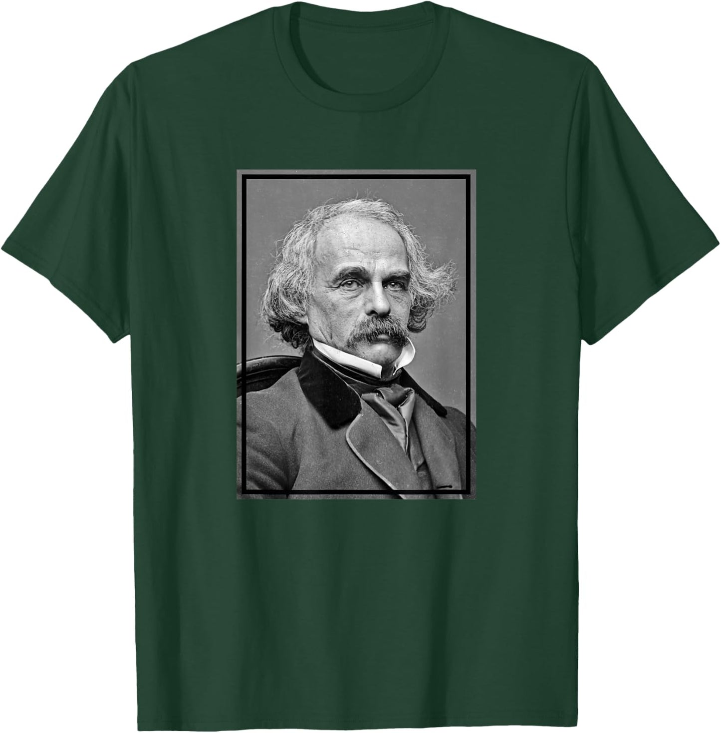 Nathaniel Hawthorne Photo Portrait T-Shirt - T-Shirt | Forest