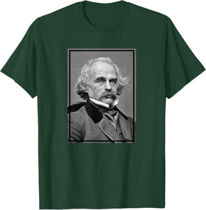 Nathaniel Hawthorne Photo Portrait T-Shirt - T-Shirt | Forest