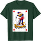 Joker Playing Card Vintage Red Clown Poker Costume T-Shirt - T-Shirt | Forest