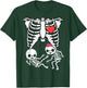 Skeleton Pregnancy Announcement Shirt Boy Girl Twins Xray T-Shirt - T-Shirt | Forest