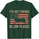 Dachshund I've Got Friends In Low Places Wiener Dog Vintage Men Women Kids T-Shirt - T-Shirt | Forest