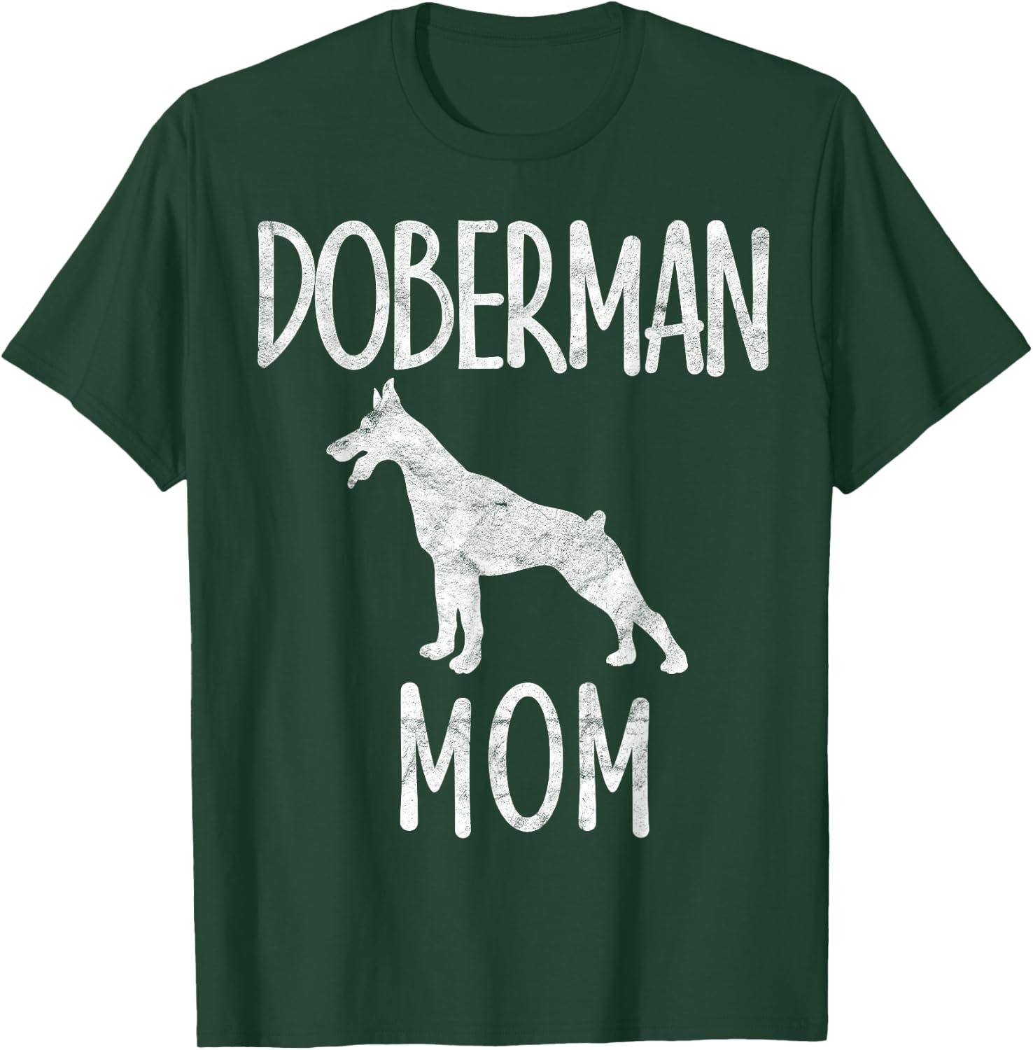 Vintage Doberman Mom Gift Dog Owner Pinschers Dobie Mother T-Shirt - T-Shirt | Forest