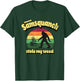 Damn Samsquanch Stole My Weed Retro Vintage 70's Style T-Shirt - T-Shirt | Forest