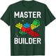 Master Builder Kids Building Blocks Brick Toy for Boys & Men T-Shirt - T-Shirt | Forest