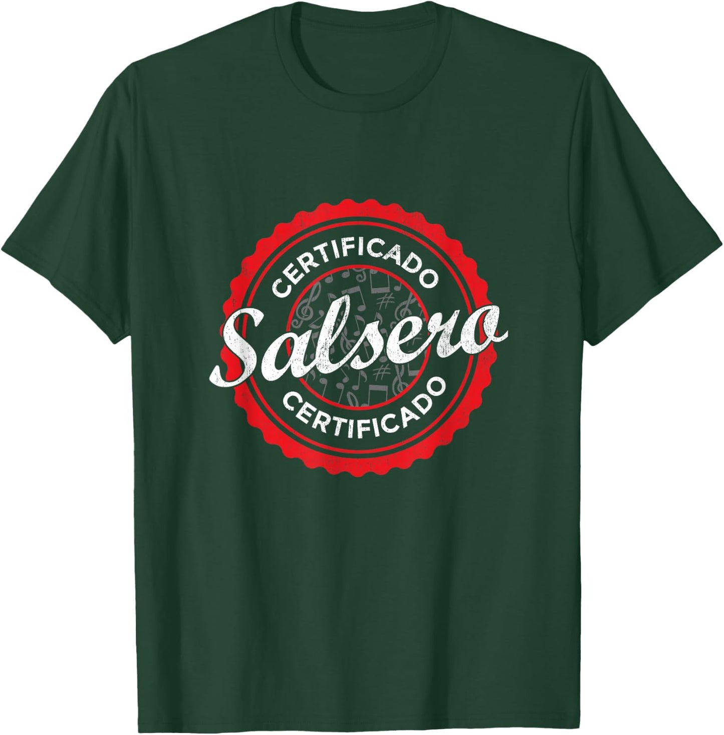 Certificado Salsero Funny Salsa Dancing T-Shirt - T-Shirt | Forest