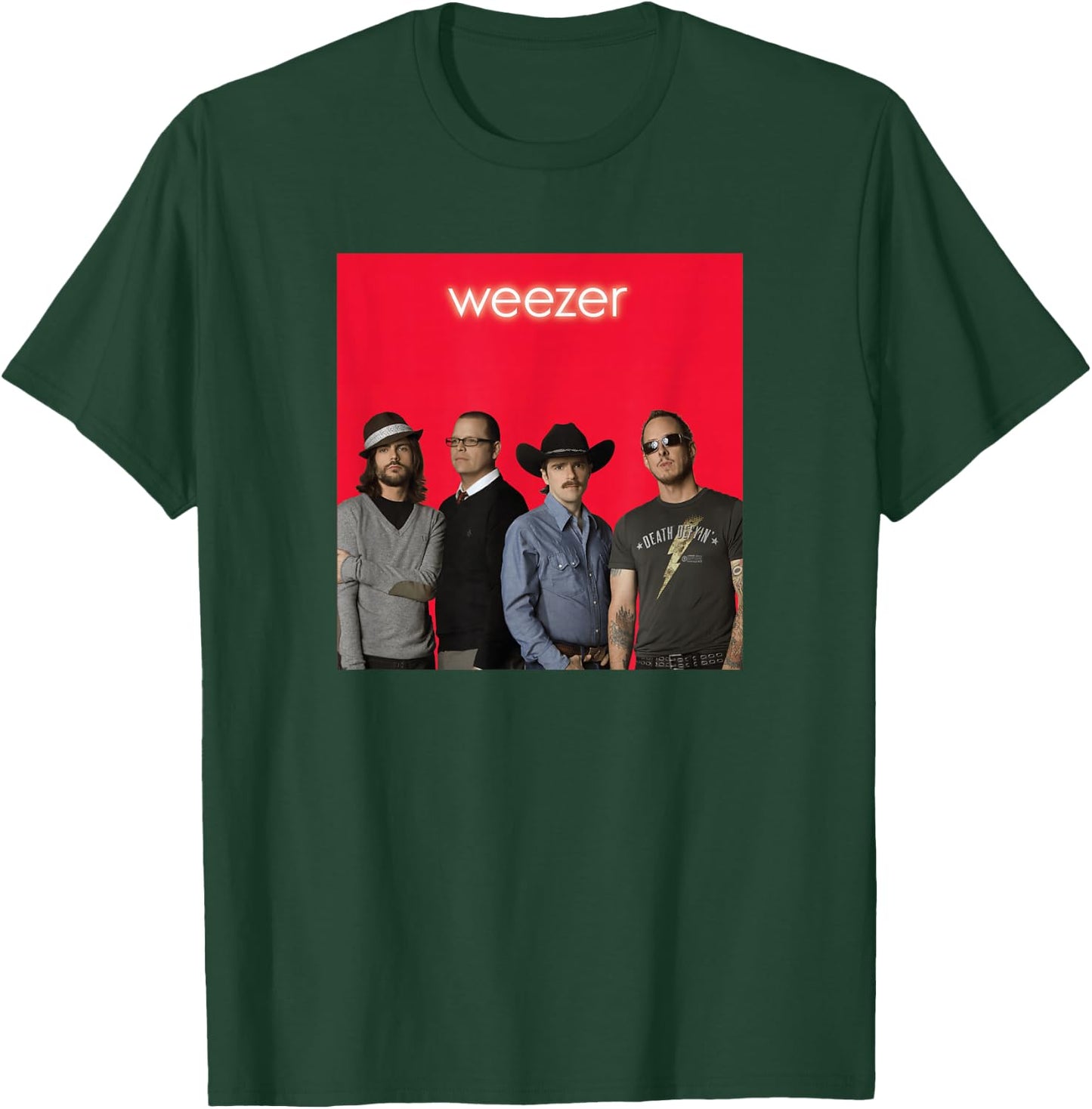 Weezer - Red Album Cover T-Shirt - T-Shirt | Forest