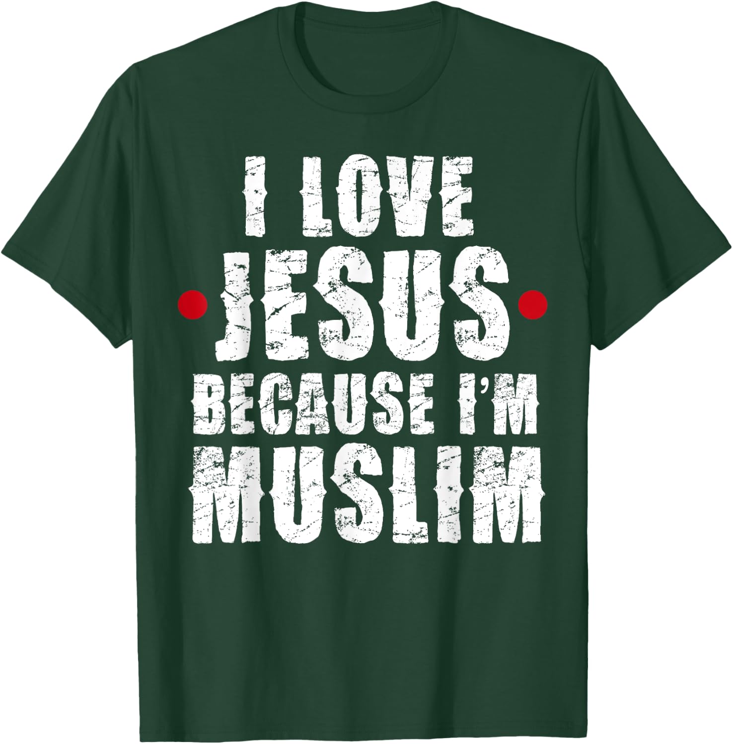 Ramadan Shirt Mubarak Quran I Love Jesus Muslim Gift T-Shirt - T-Shirt | Forest