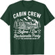 Cabin Crew Before Camp Bach Bachelor T-Shirt - T-Shirt | Forest