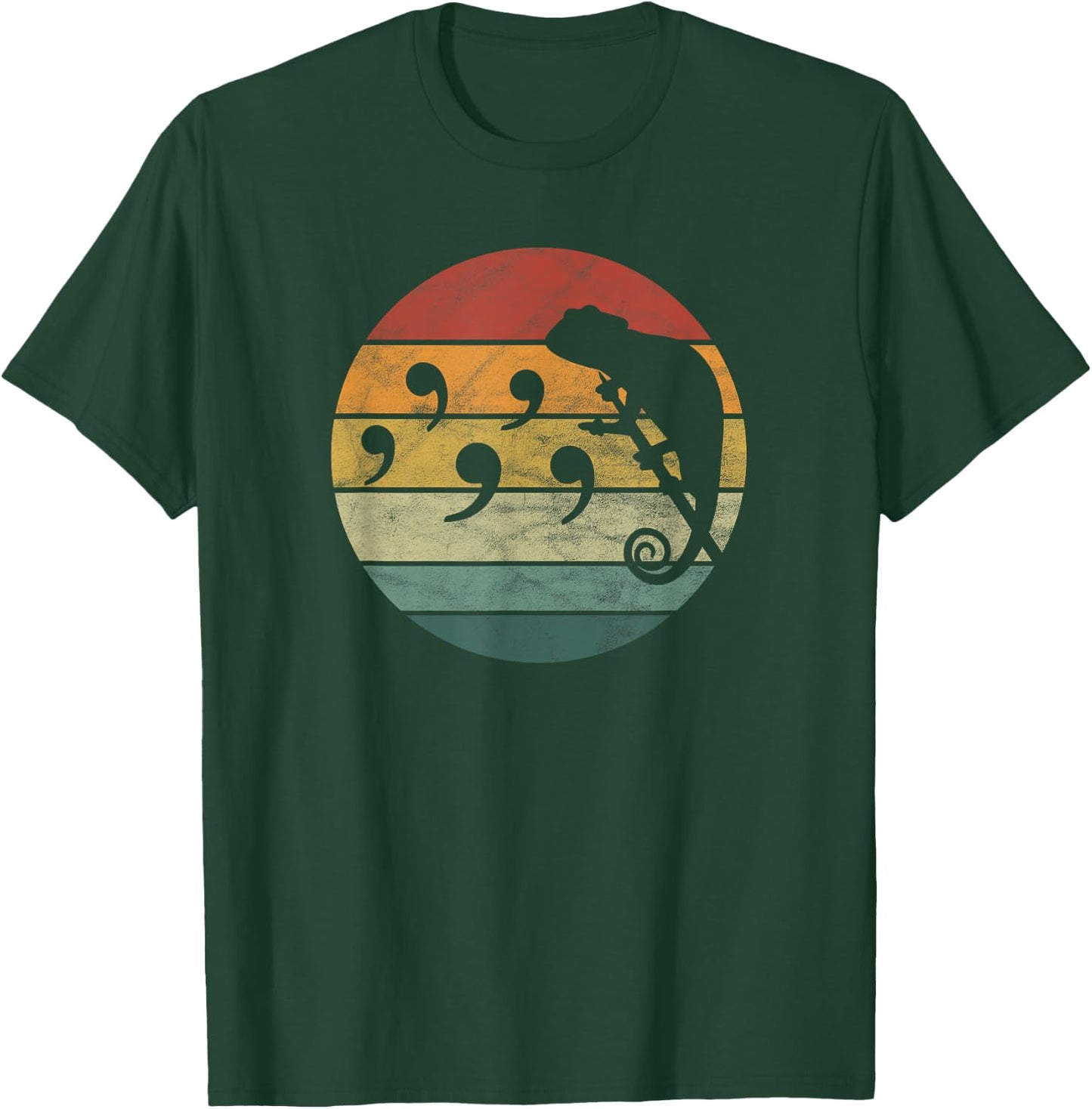 Comma Chameleon T-Shirt - T-Shirt | Forest
