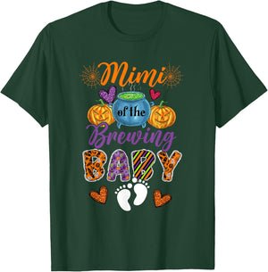 Mimi Of The Brewing Halloween Baby Expecting New Baby T-Shirt - T-Shirt | Forest