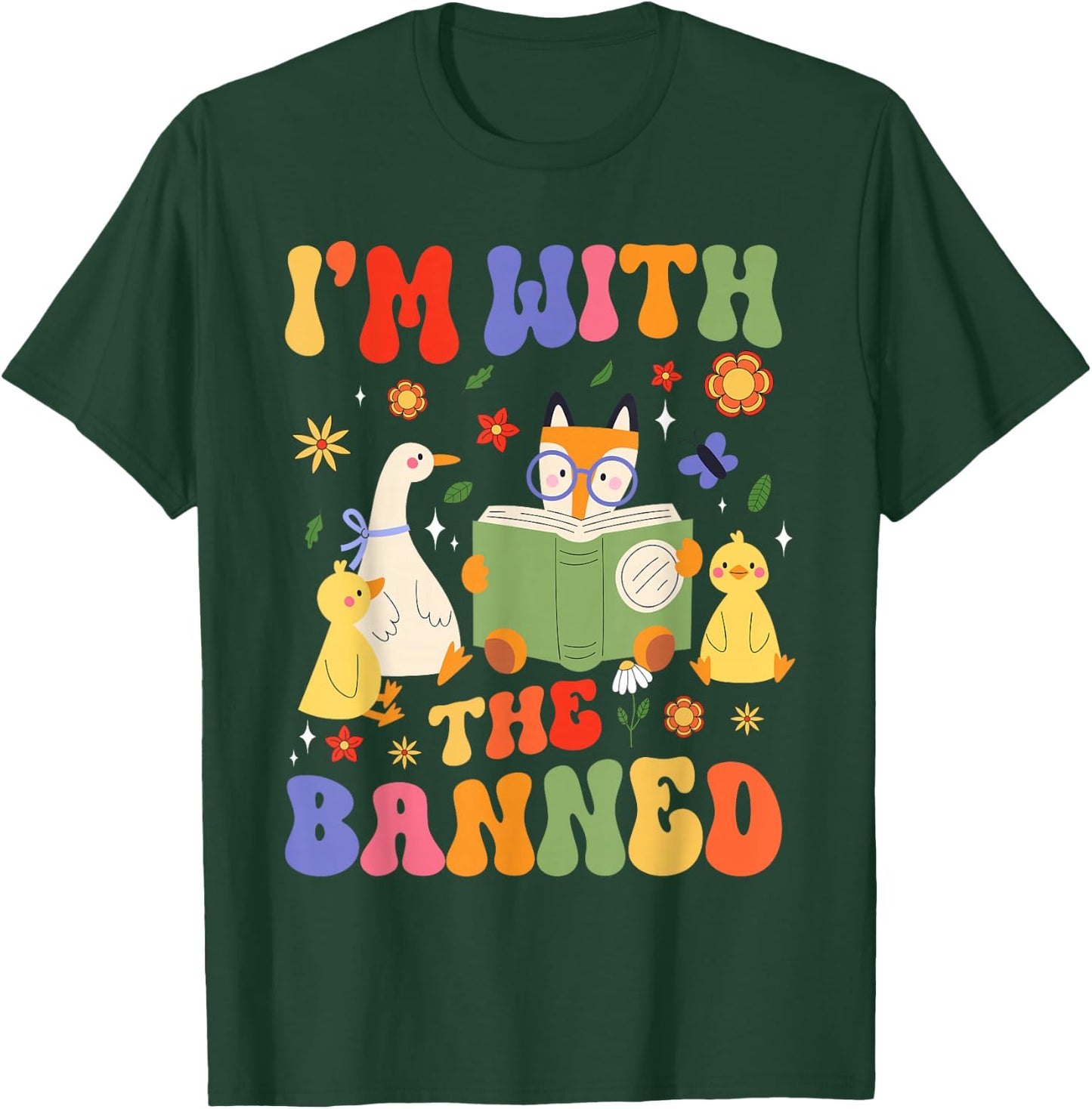 Banned Books I'm With The Banned T-Shirt - T-Shirt | Forest