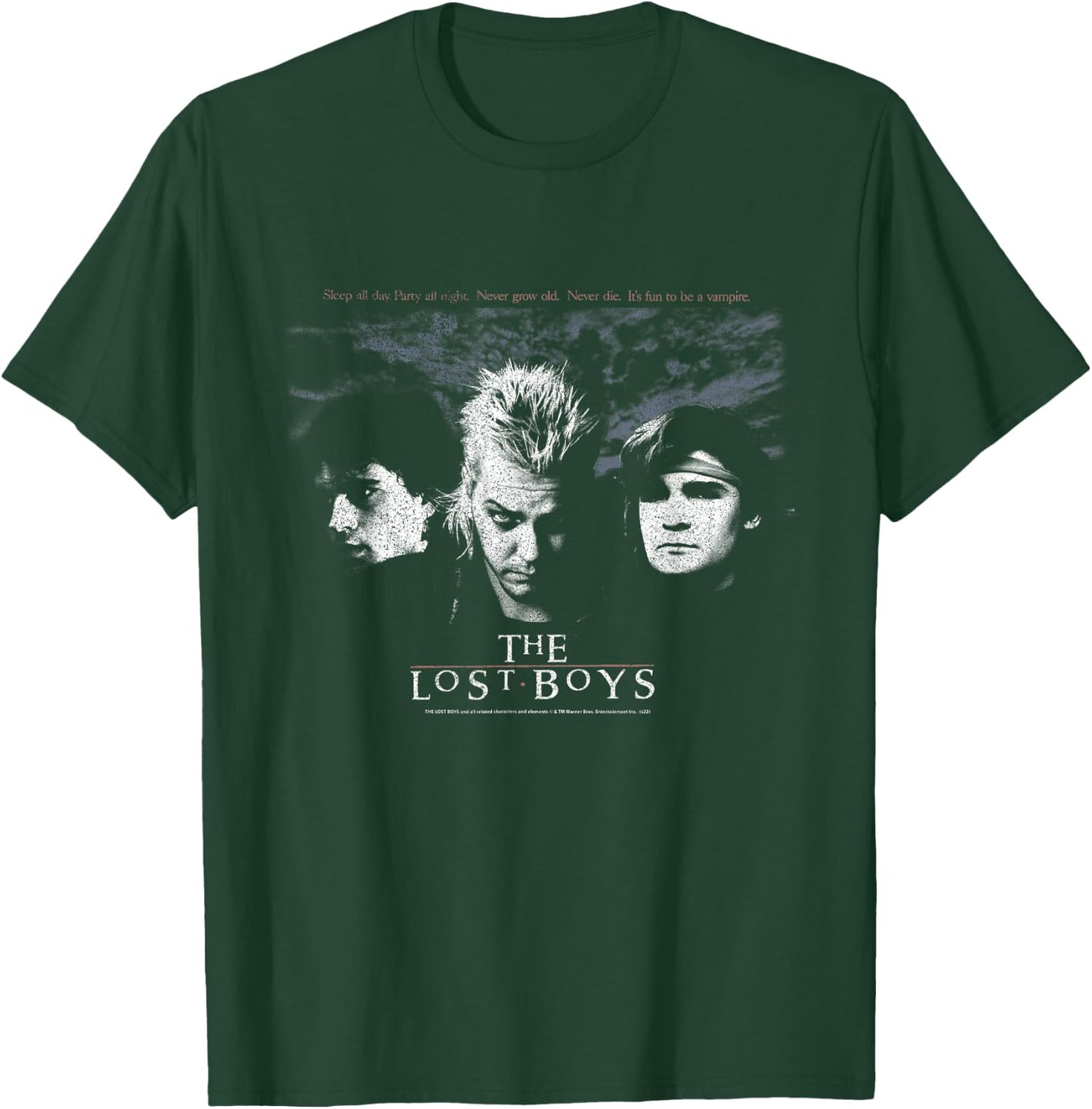 The Lost Boys Group Retro Poster Small T-Shirt - T-Shirt | Forest
