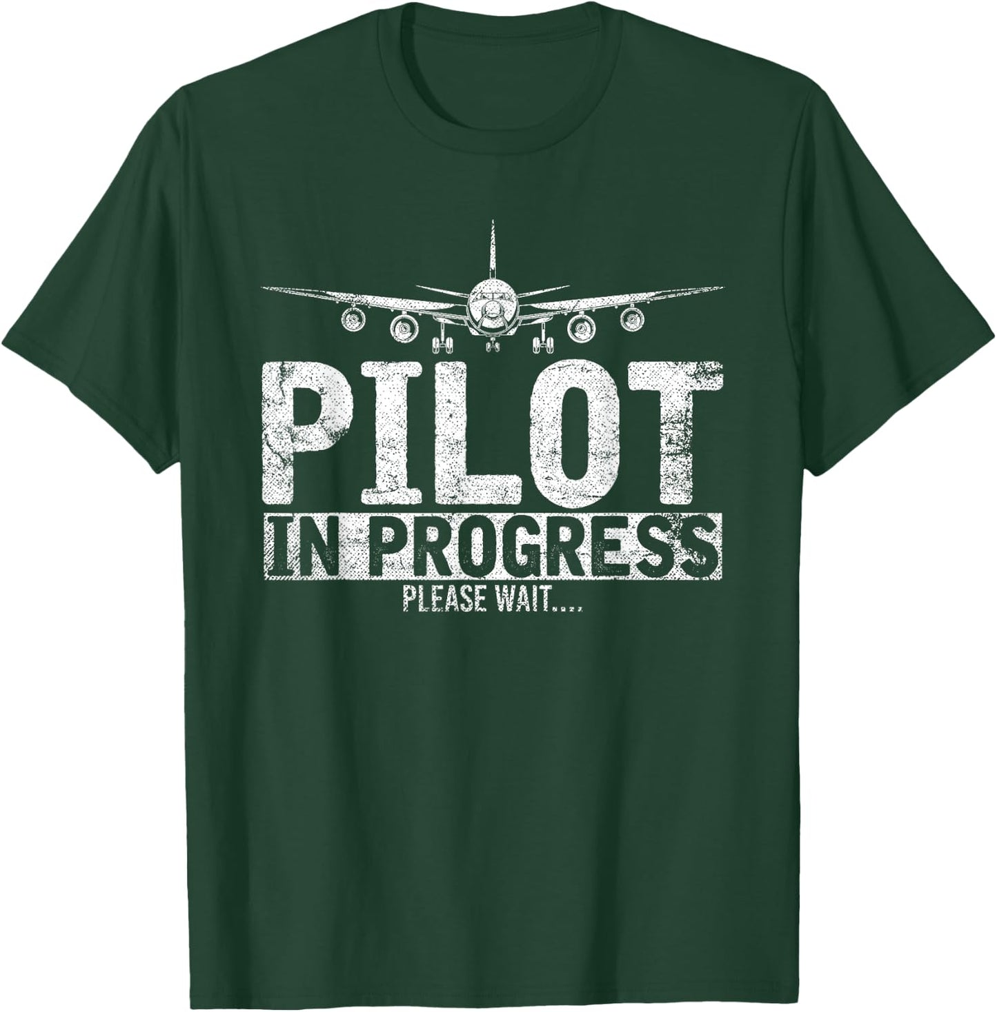 Pilot in Training Please Wait Funny Gift Pilot T-Shirt - T-Shirt | Forest