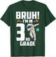 Third Grade Dabbing Boy Astronaut Bruh i'm in 3rd Grade T-Shirt - T-Shirt | Forest
