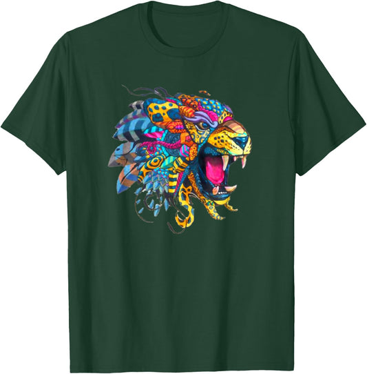 Mexican Tiger Alebrije T-Shirt - T-Shirt | Forest