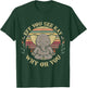 Eff You See Kay Why Oh You Elephant Yoga Pose Meditation T-Shirt - T-Shirt | Forest