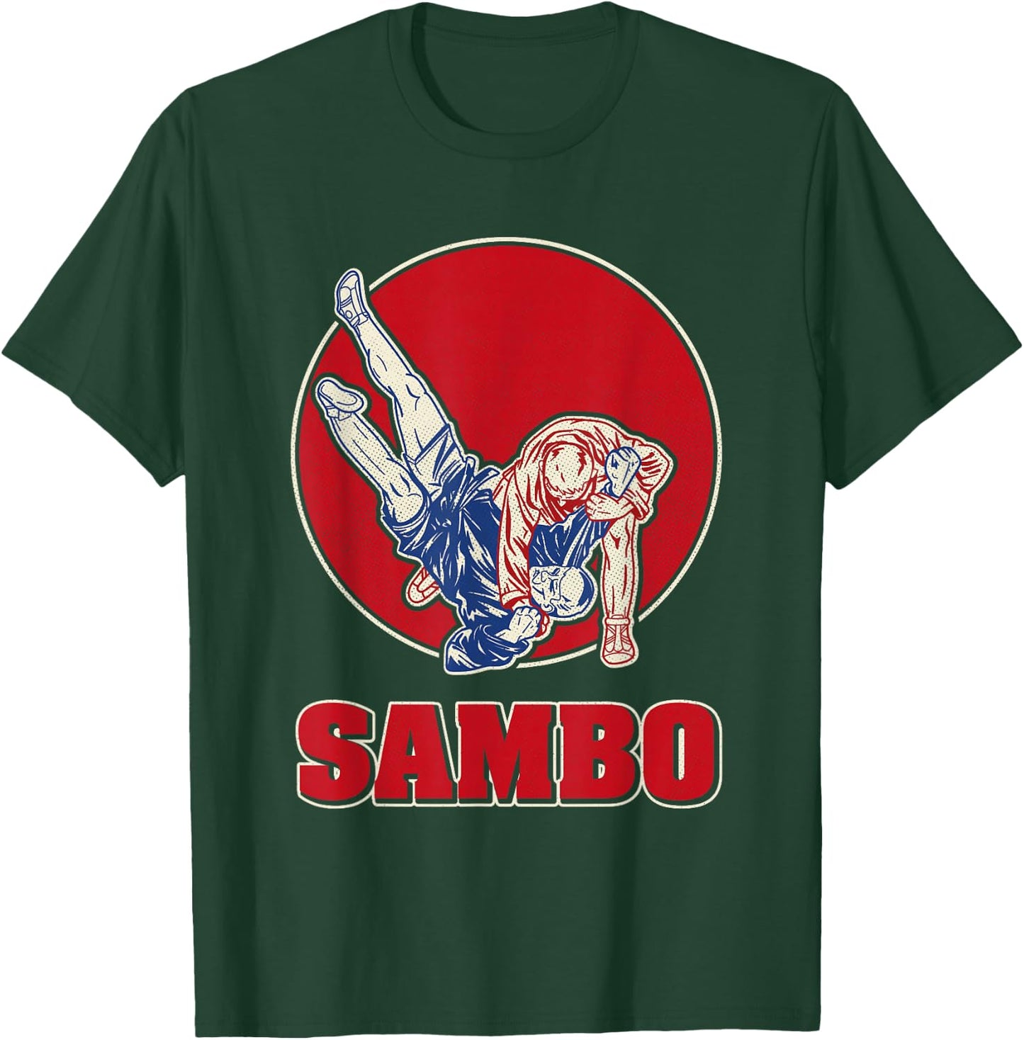 Sambo Rings Martial Arts Russia Soviet Union Martial Arts T-Shirt - T-Shirt | Forest