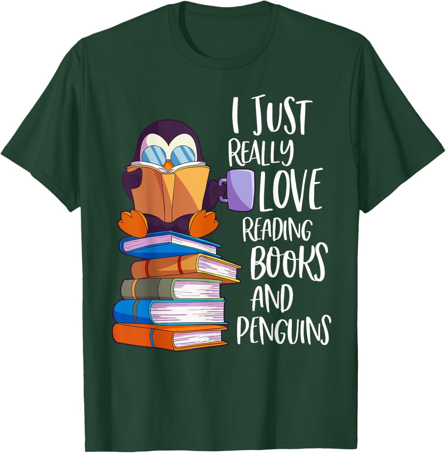 Book Lover Shirt Girls Kids Women Book Reading Gift Bookworm T-Shirt - T-Shirt | Forest
