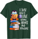 Book Lover Shirt Girls Kids Women Book Reading Gift Bookworm T-Shirt - T-Shirt | Forest