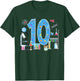 10th Birthday Science Theme 10 Year Old Birthday Scientist T-Shirt - T-Shirt | Forest