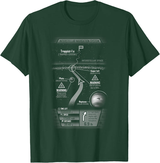 Interstellar Journey to Trappist T-Shirt - T-Shirt | Forest