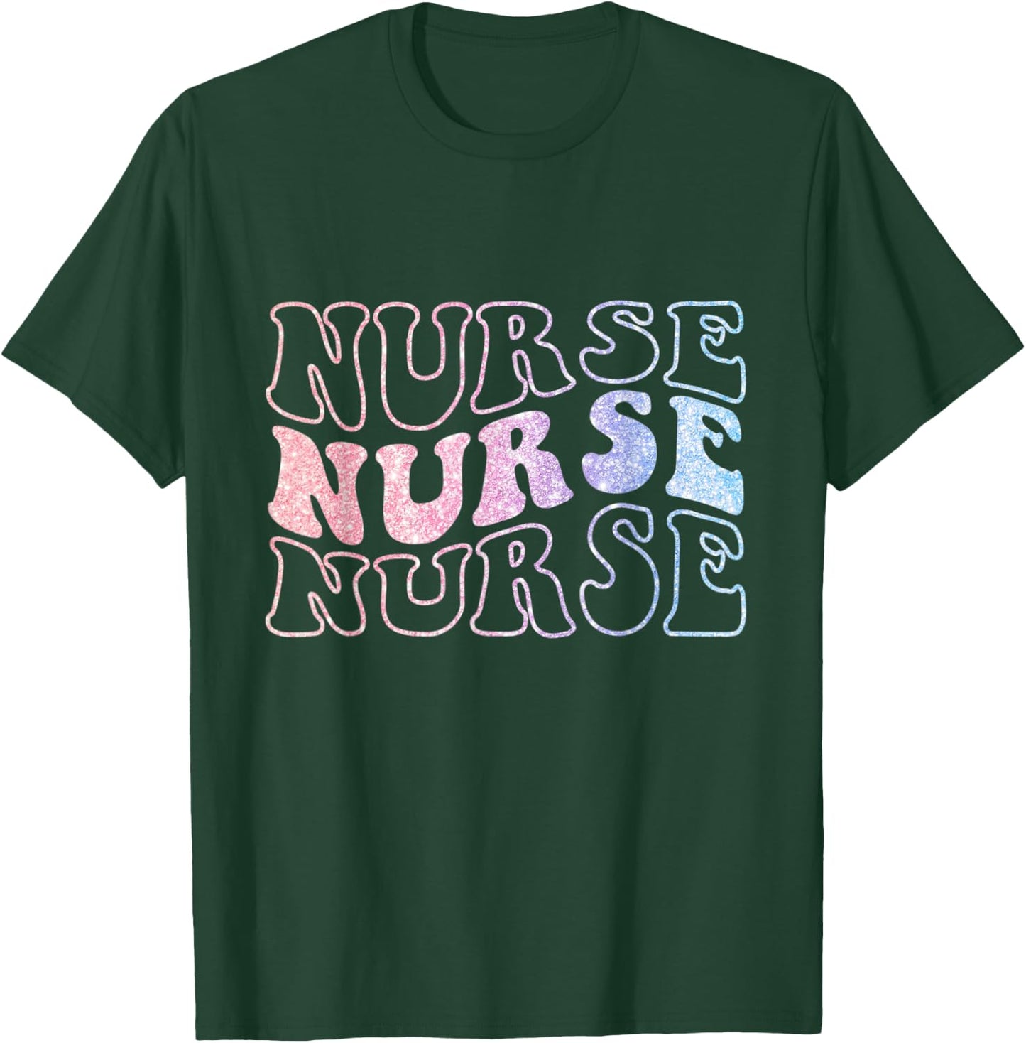 Retro Future Nurse Life For Registered Nurse Nurse's Day T-Shirt - T-Shirt | Forest