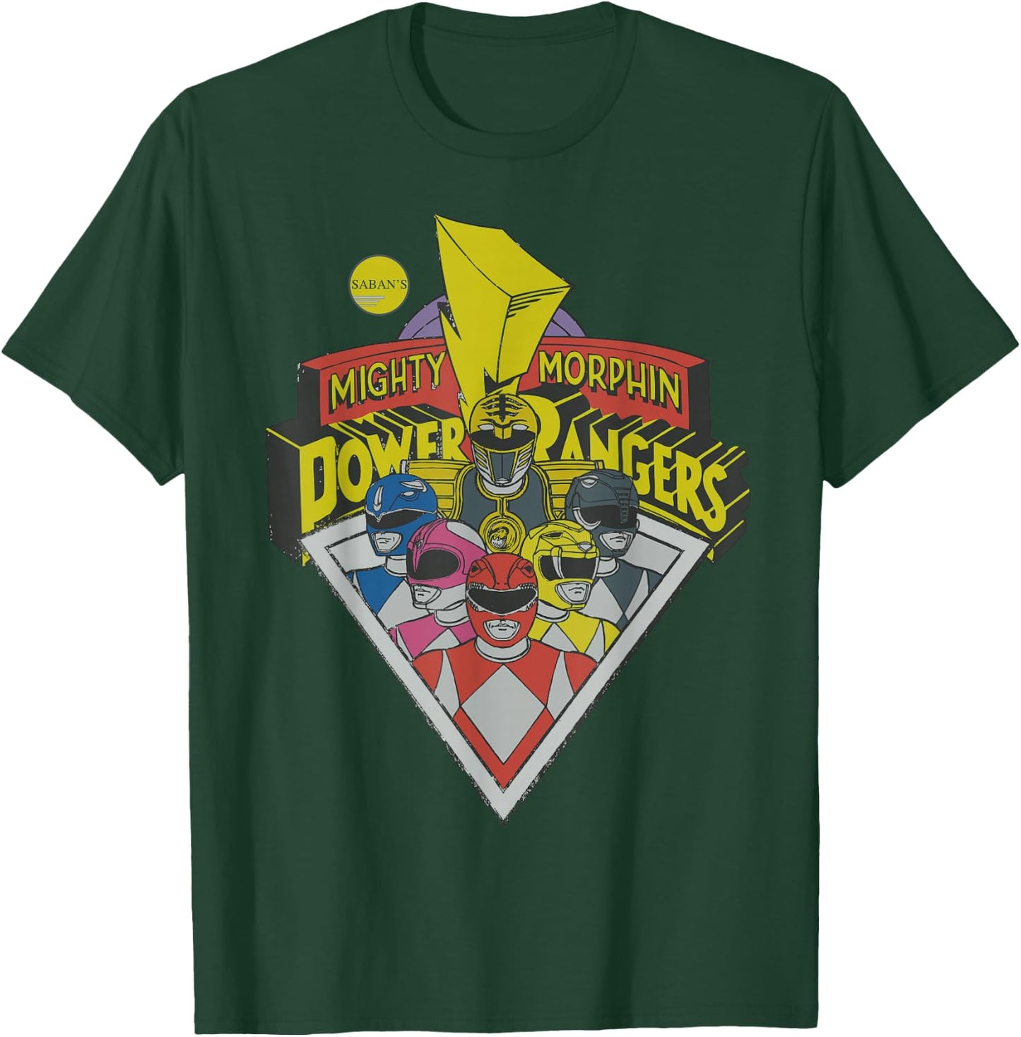 Power Rangers Logo Group T-Shirt - T-Shirt | Forest
