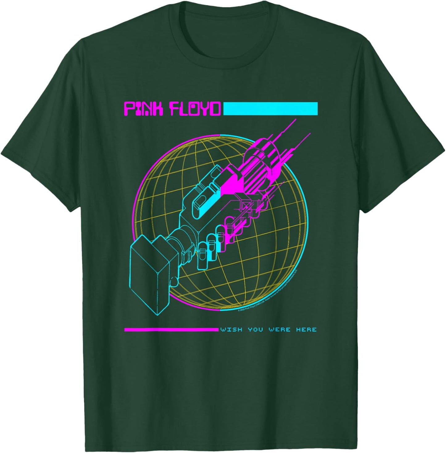 Pink Floyd Wish You Were Here Grid T-Shirt - T-Shirt | Forest