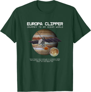 Europa Clipper Space Exploration 2024 T-Shirt - T-Shirt | Forest