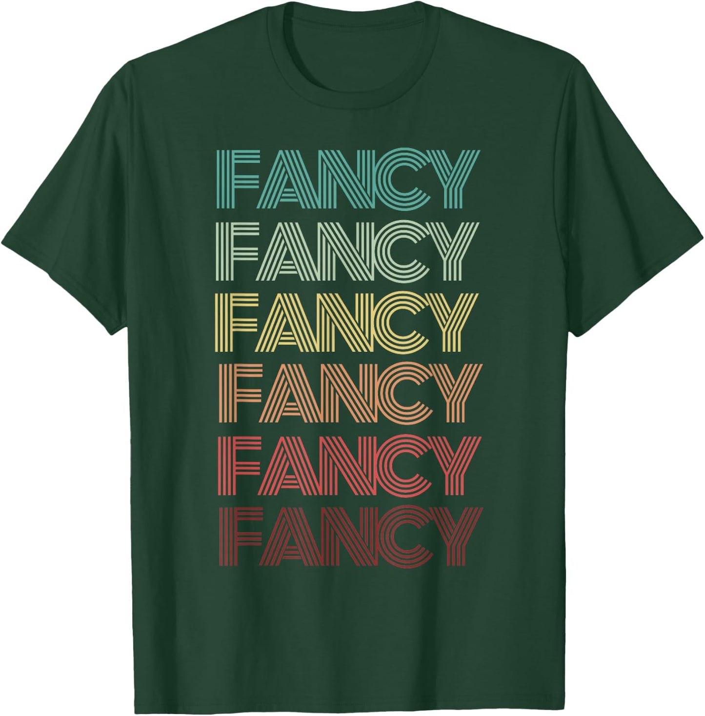 Retro Halloween FANCY Words Humor Groovy 80s T-Shirt - T-Shirt | Forest