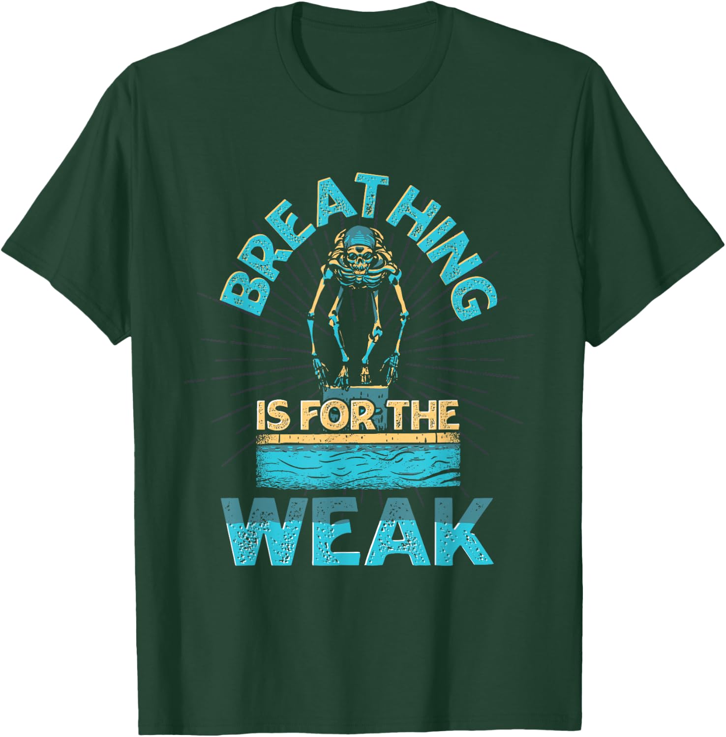 Water Rat Hobby Swimmer Water Sports Fun Swimming T-Shirt - T-Shirt | Forest