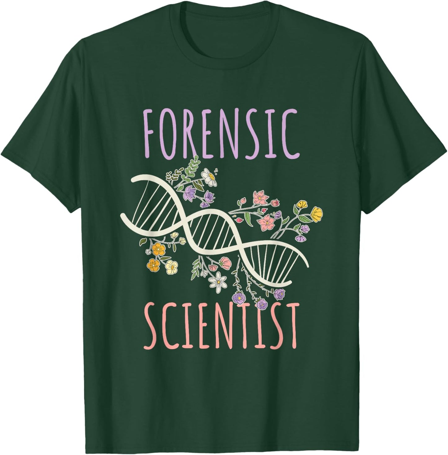 DNA Chain Forensic Scientist T-Shirt - T-Shirt | Forest