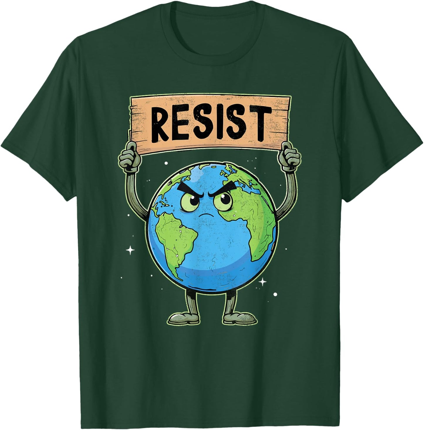 Environmental Science | Earth Day | Resist Climate Change T-Shirt - T-Shirt | Forest