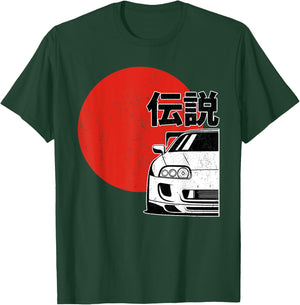 JDM Japan Motorsport Tuning Car Legend 90s T-Shirt - T-Shirt | Forest