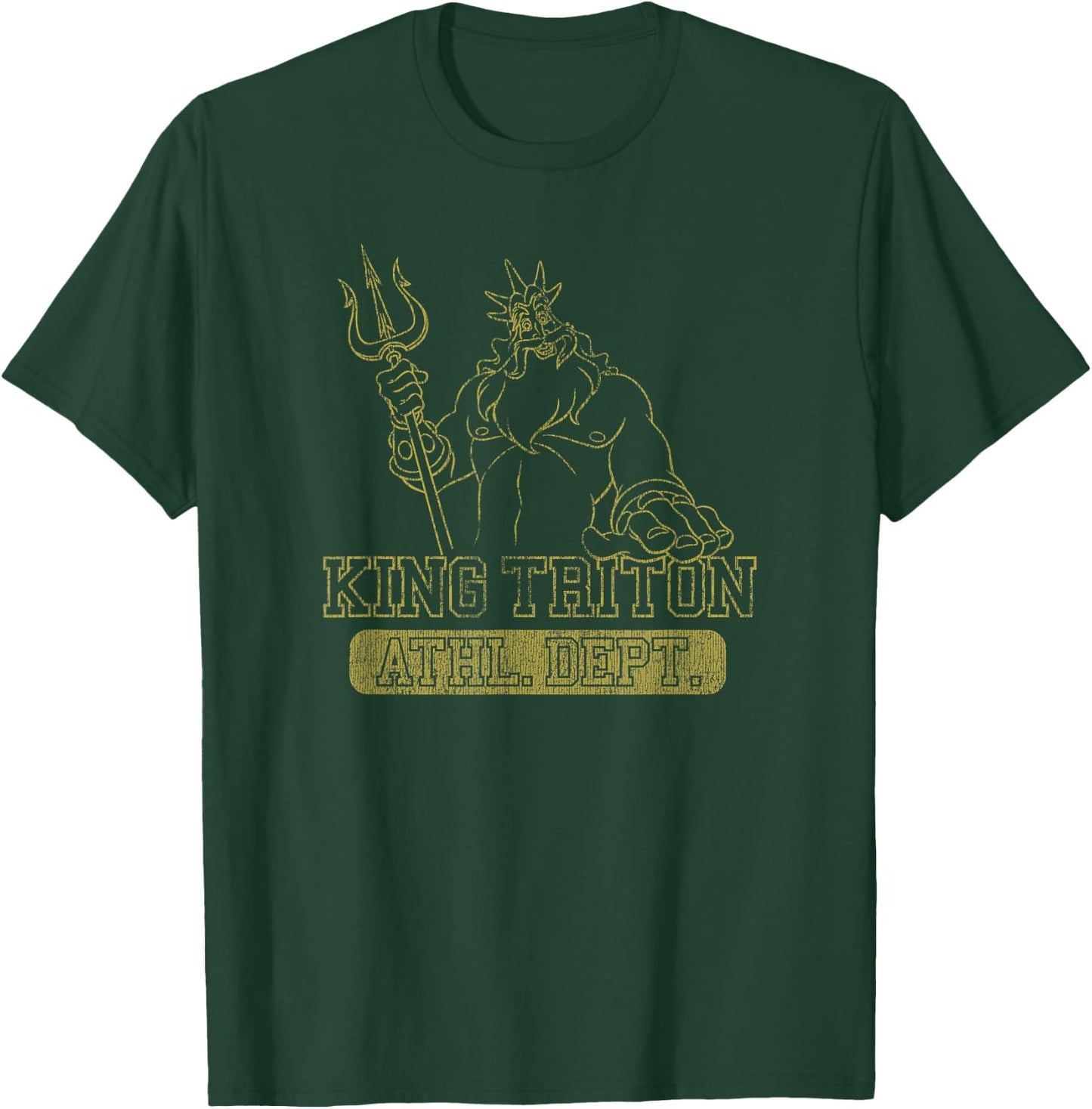 Disney The Little Mermaid King Triton Athletic Department T-Shirt - T-Shirt | Forest