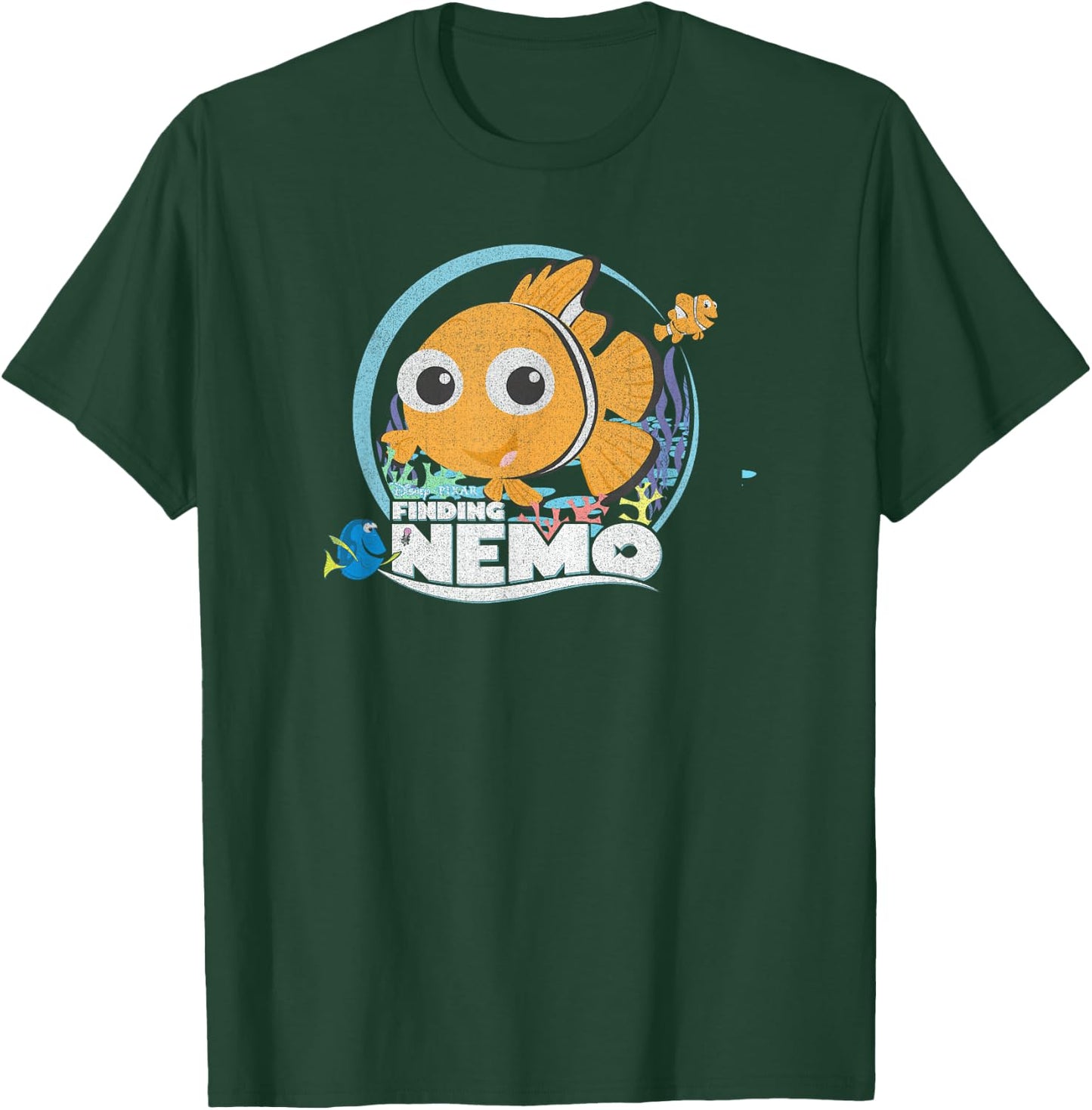Disney Pixar Finding Nemo Group Shot Chibi T-Shirt - T-Shirt | Forest